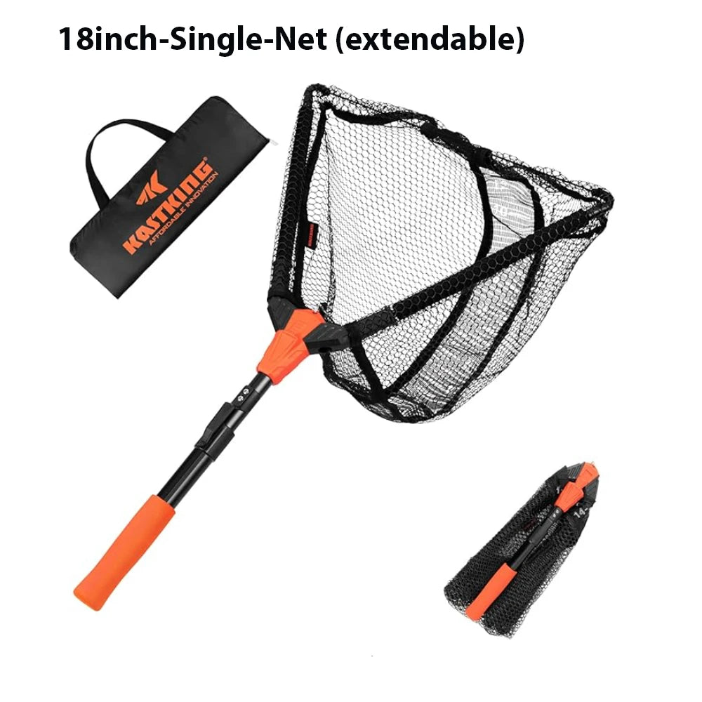 KastKing Pontus Fishing Net Landing Net Foldable & Lightweight Freshwater Fishing Landing Net with Built in Length Scale