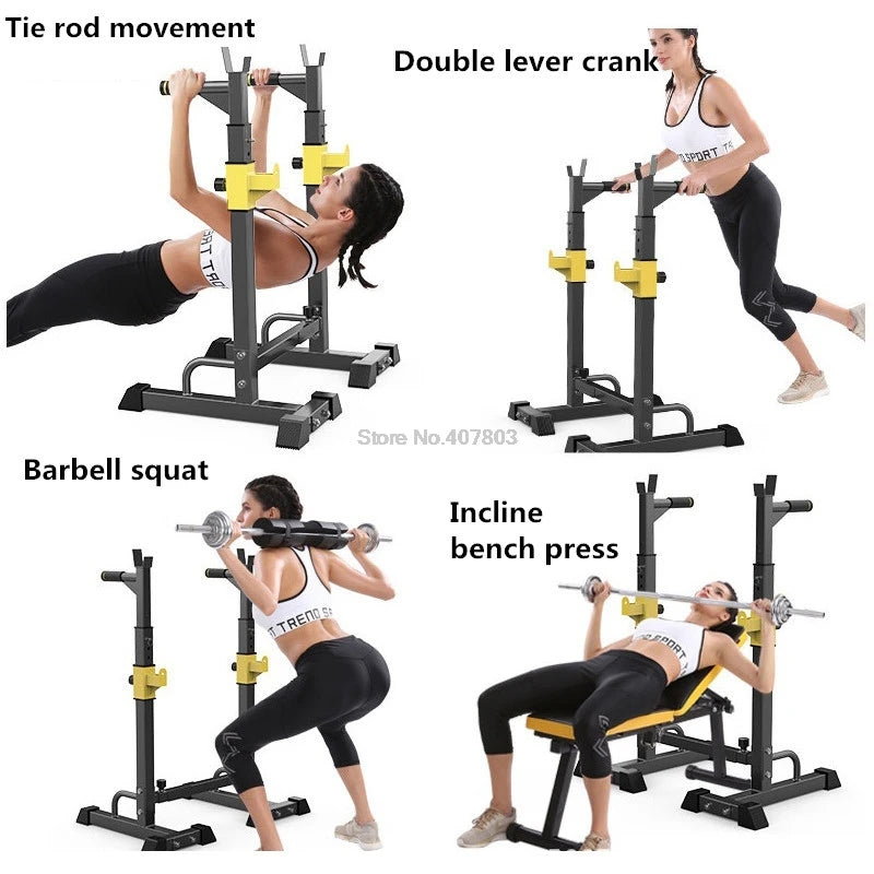 Multifunctional Weight Dumbbell Bench Rack, Weightlifting Bed, Folding Barbell, Training Bench Press, Fitness Equipment