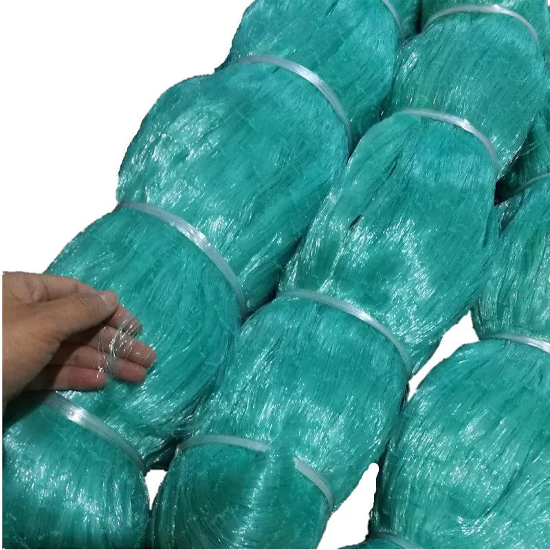 Semi-finished Fishing Net Thickness 0.25mm Gillnet Monofilament Nylon Fish Network Fishnet Visnet Rede Epuisette Pour la peche