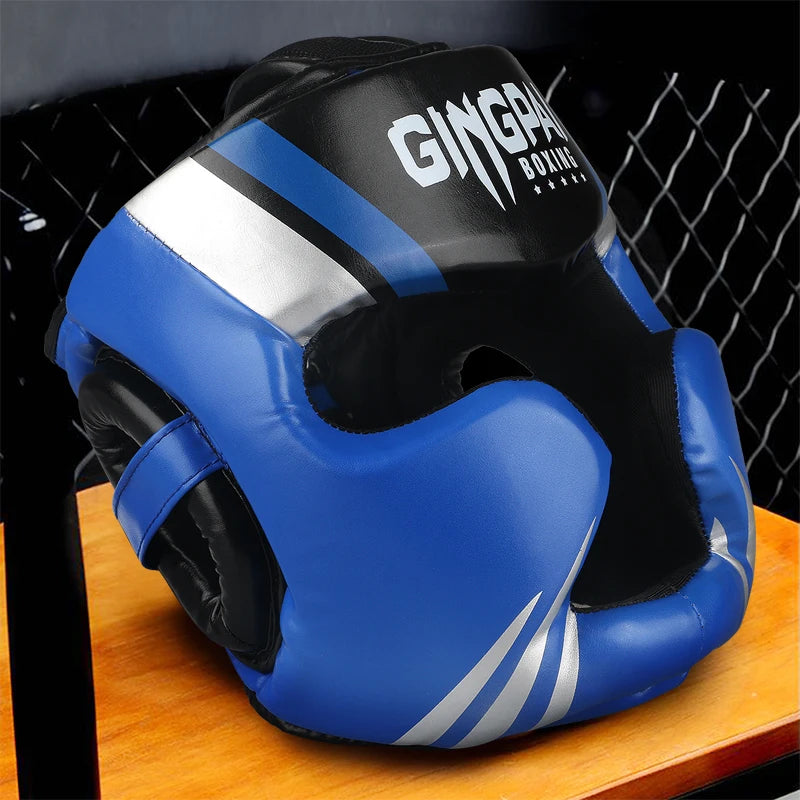 Kick Boxing Helmet Karate Muay Thai Guantes De Boxeo Free Fight Headgear MMA Head Guard Sanda Training Adults Kids Equipment