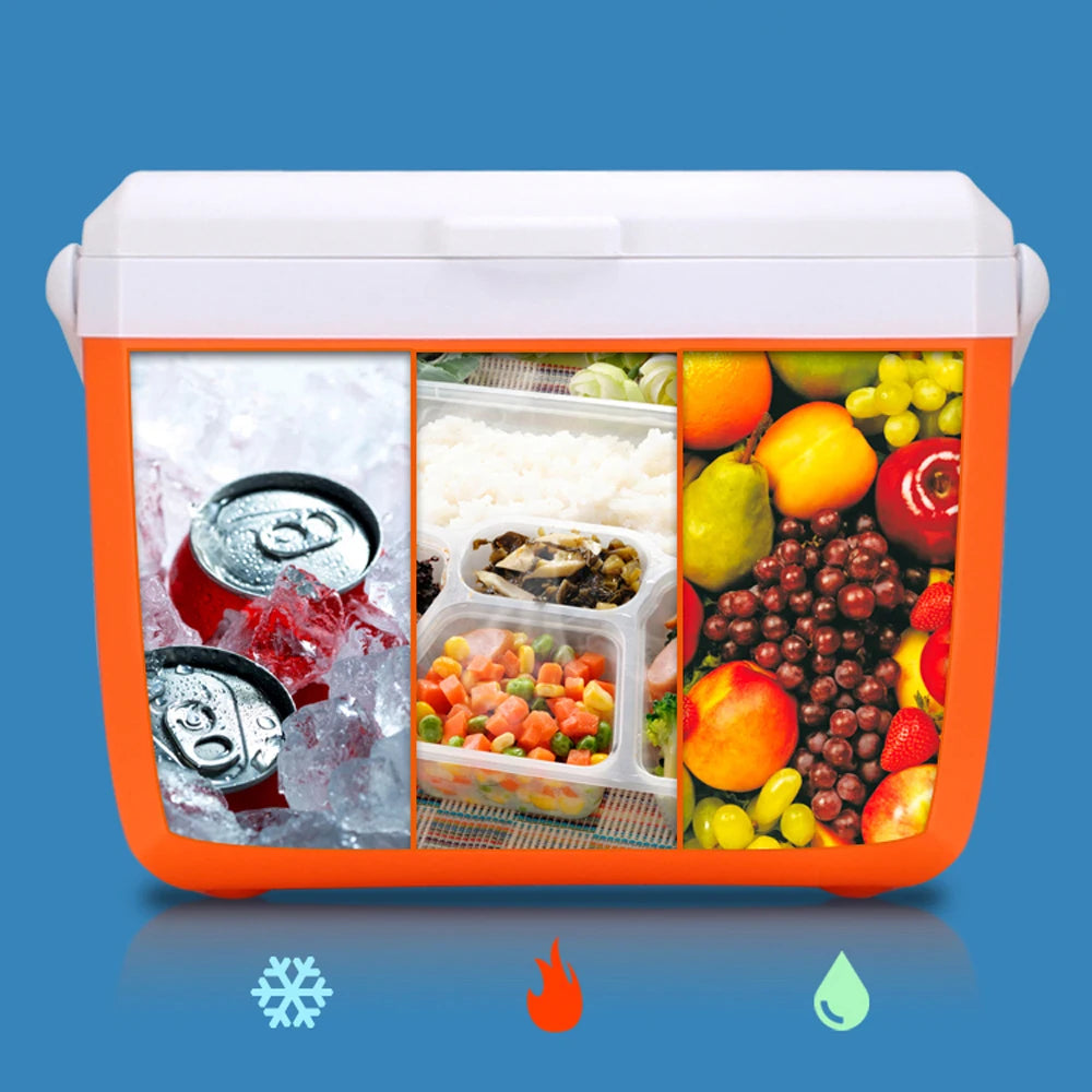 8L 13L Outdoor Incubator Portable Food Storage Box Car Cold Ice Fishing Box Cooler Mini Fridge for Home Camping Traveling Pesca