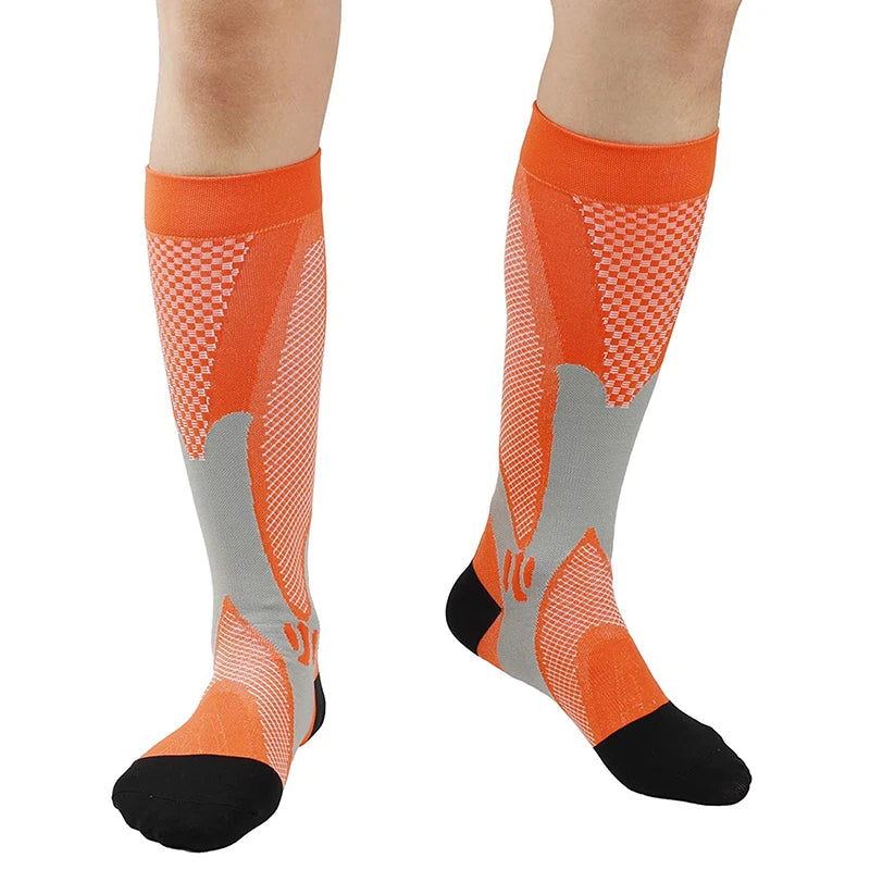 Brothock Medical Sport Compression Socks Men And Women 20-30mmhg Run Nurse Socks for Varicose Veins Running Cycling Travel Socks