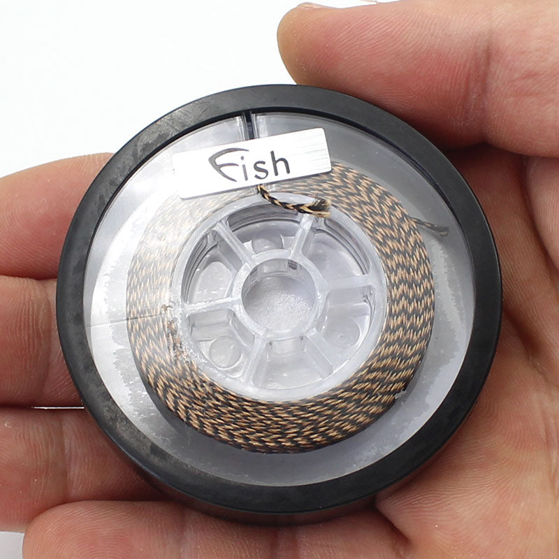 20m Carp Fishing Line Soft Hook Link 8 Strand Uncoated Braid Line Hair Rig Fishing Accessories Terminal Tackle 15LB/25LB/35LB