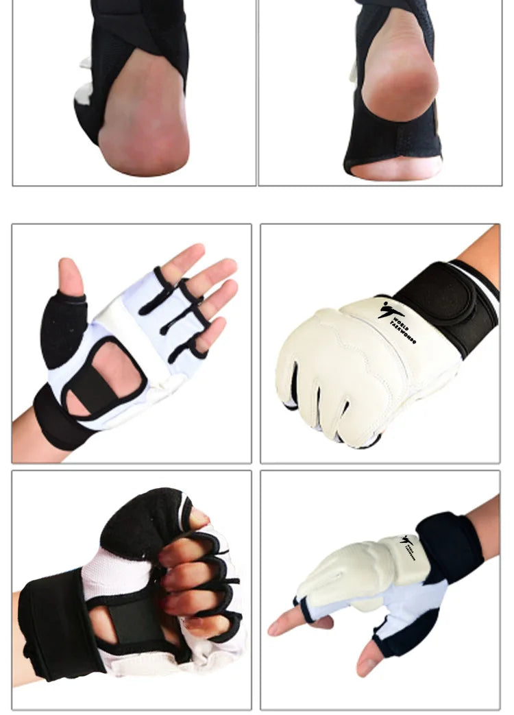 Taekwondo protection Sanda Training Taekwondo Handguard and Banket Match Protective Gear Foot Protector WTF Kickboxing Equipment