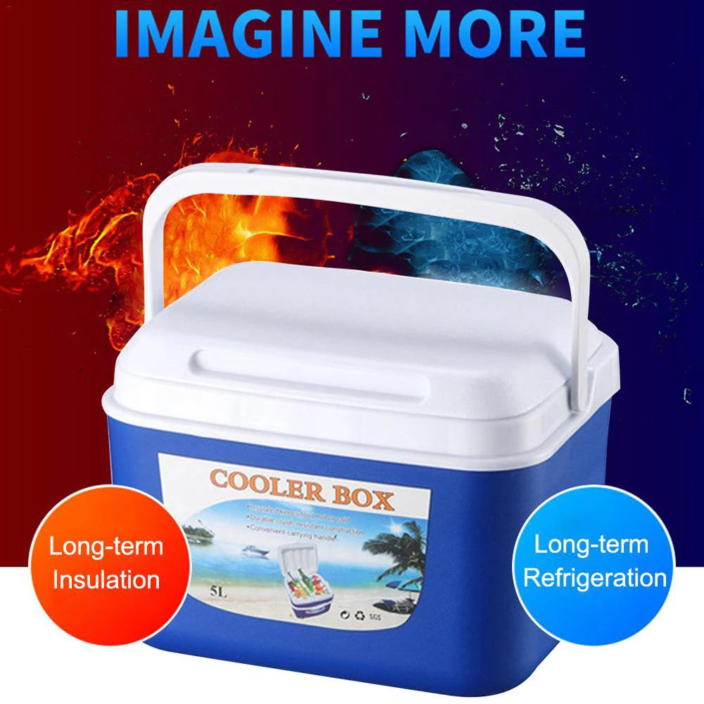 8L 13L Outdoor Incubator Portable Food Storage Box Car Cold Ice Fishing Box Cooler Mini Fridge for Home Camping Traveling Pesca