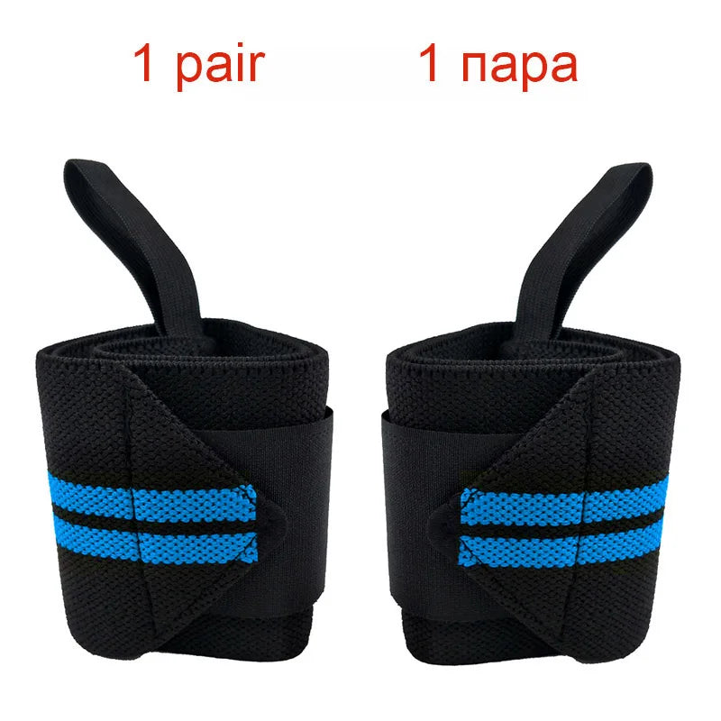 1 Pair Adjustable Bandages Weightlifting Wristbands Wrist Protector Brace Support COYOCO Brand Professional Sports Grey