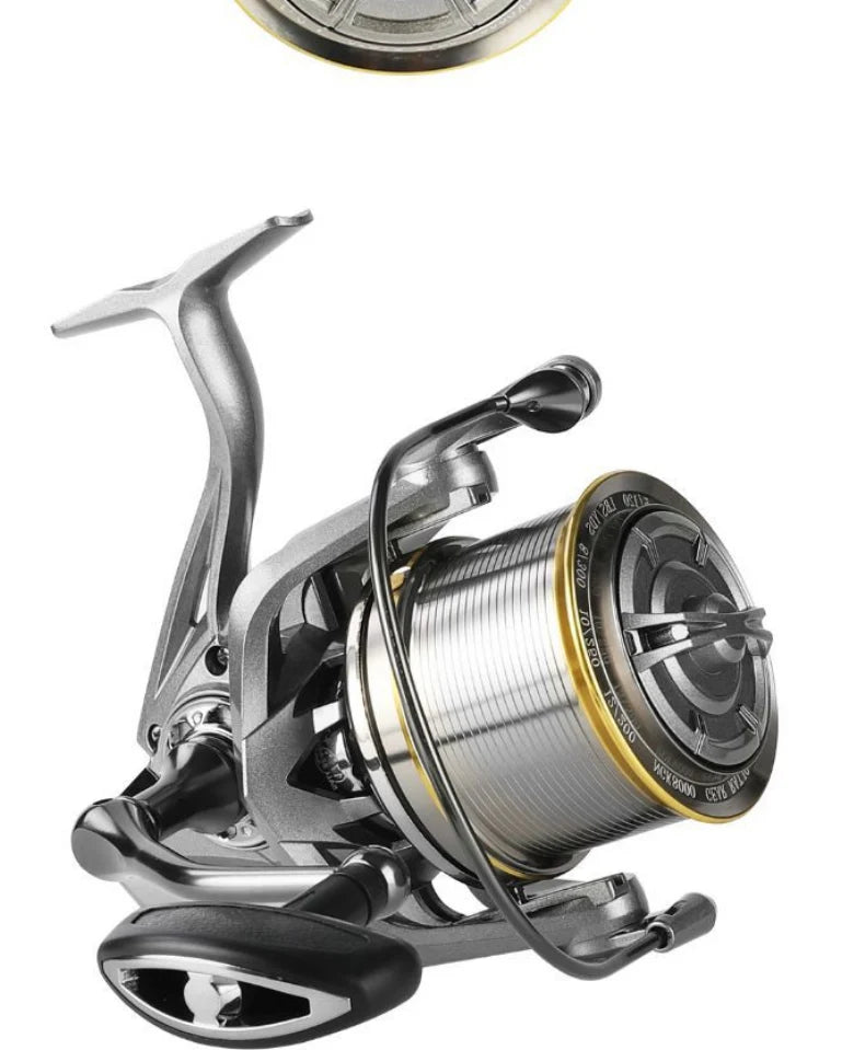 8000-14000 Series 17+1 Bearing Ultralight Long Casting Spinning Wheel Aluminum Alloy Spool 4.8:1 High Speed Fishing Reel