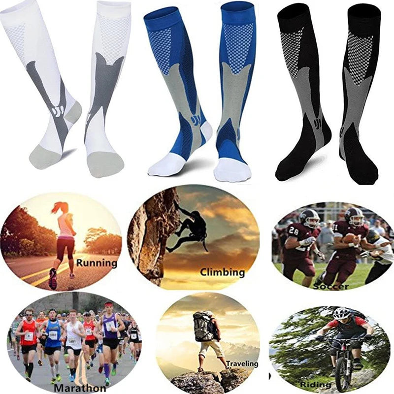 Brothock Medical Sport Compression Socks Men And Women 20-30mmhg Run Nurse Socks for Varicose Veins Running Cycling Travel Socks