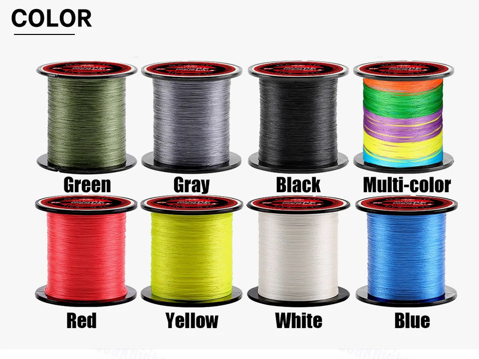 SeaKnight Brand TriPoseidon Series 4 Strands 300M PE Braided Fishing Line 8-60LB Multifilament Fishing Line Smooth Carp Fishing