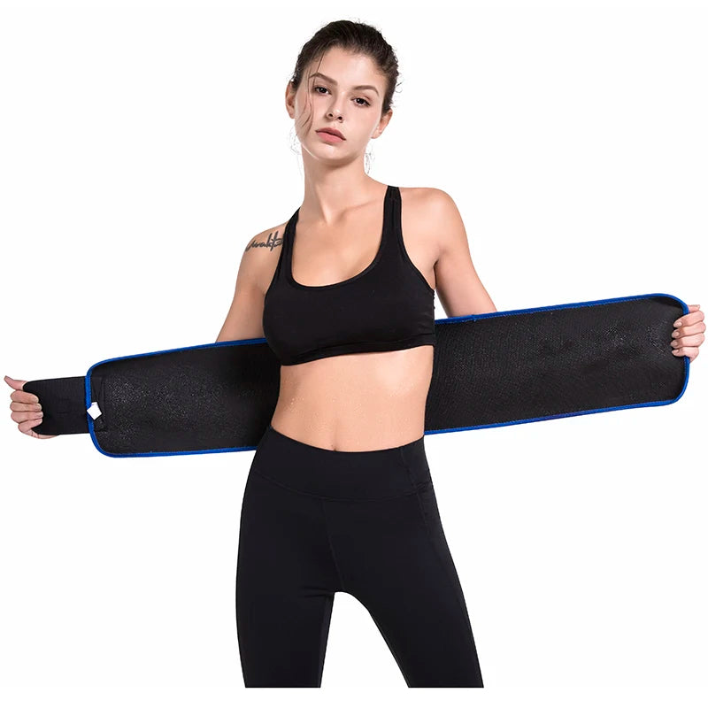 Waist Trimmer Belt Slim Men Body Shaper Cinchers Tummy Control Neoprene Sweat Wrap for Stomach and Back Lumbar Support