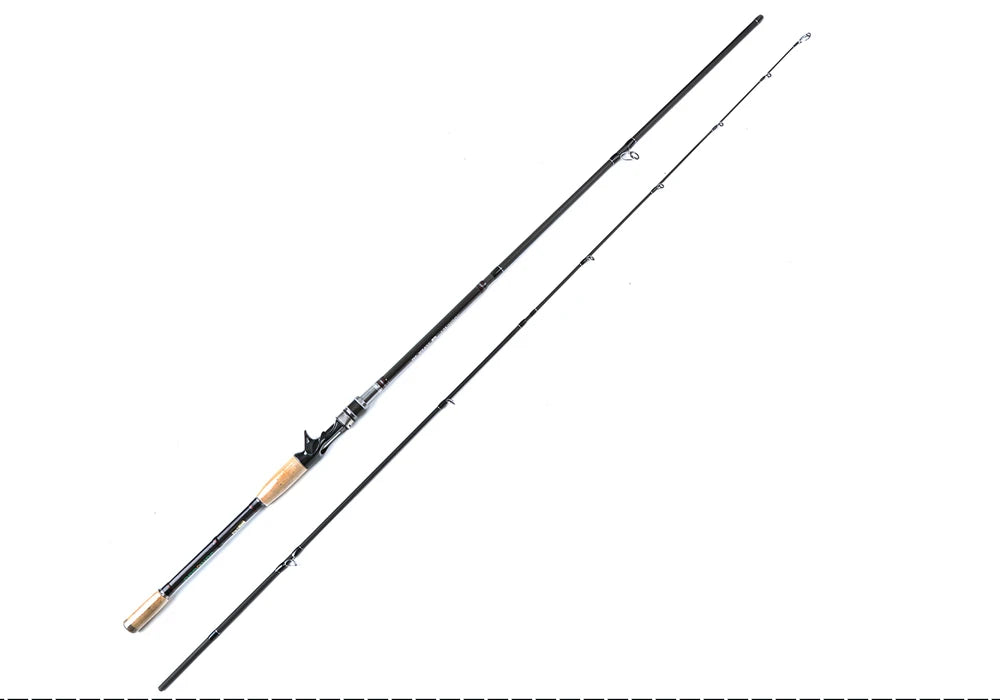 JOHNCOO Casting Rod  With Case 2.1m 2.4m 2.7m 3m Carbon Fishing Rod Travel Rod BaitCasting Rod Medium Fast action 10-25g