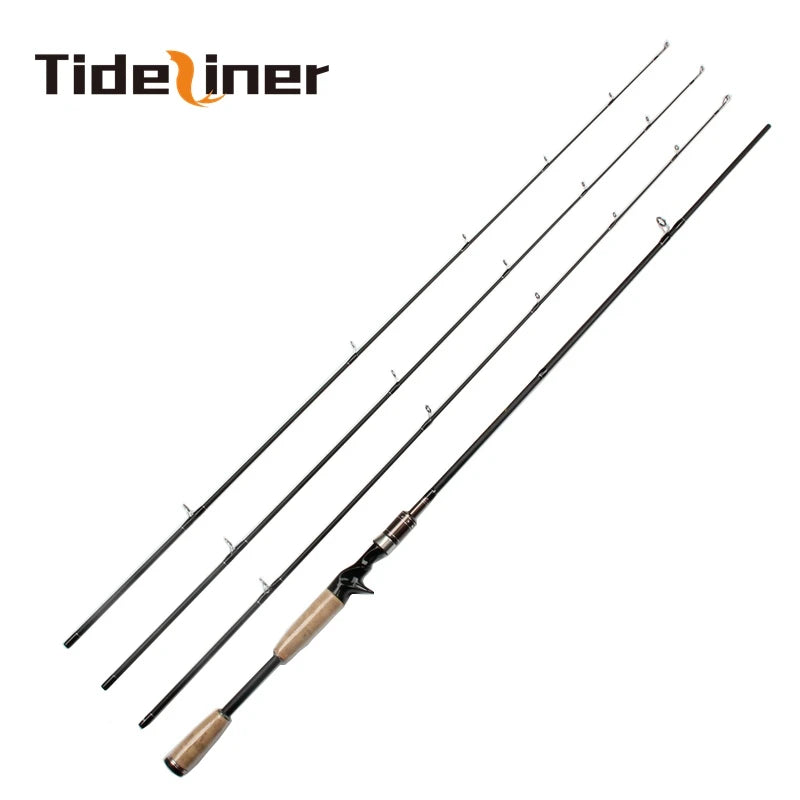 Tideliner 2.1 2.4m Top quality spinning casting fishing rod Three 3 tips three actions ML/MH/M carbon fiber baitcasting carp rod