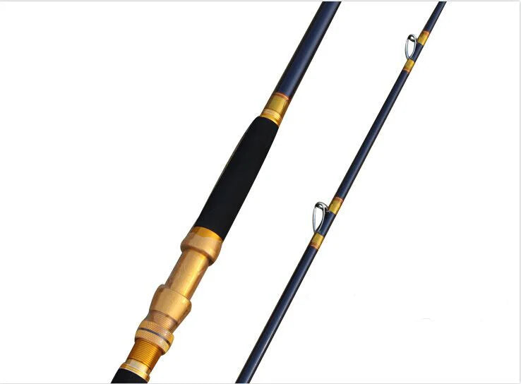 Tideliner 1.8M  2.1M 2.4M jigging boat fishing rod trolling spinning carbon fiber rod fishing pole with metal reel seat