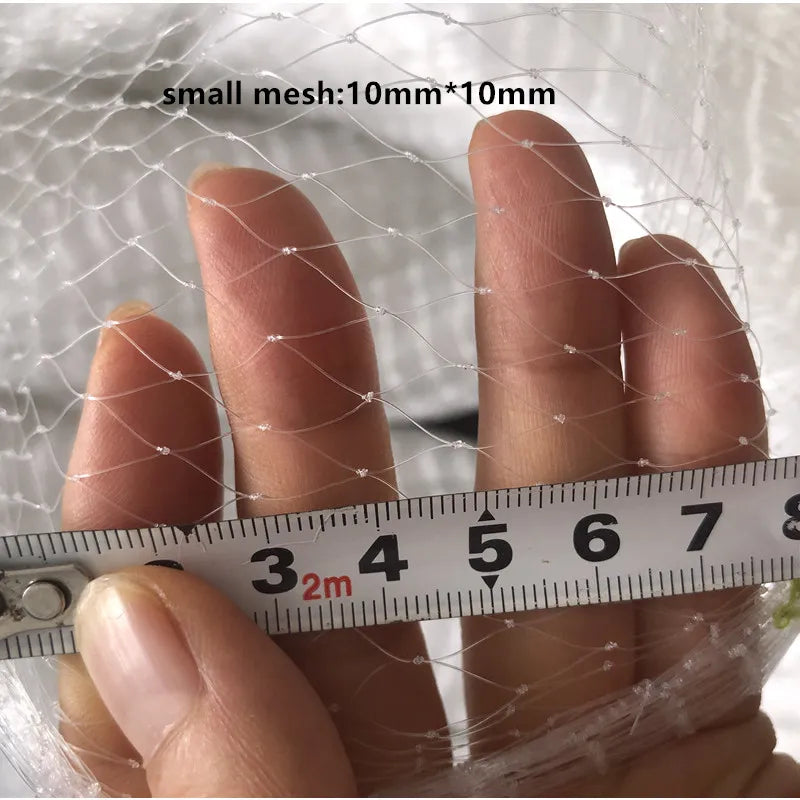 POUI COME DREAM Semi-Finished Gill Net Monofilament Nylon Fishing Network Fish Nets Rede Speca 5mm-20mm Mesh Twine 0.15mm-0.3mm