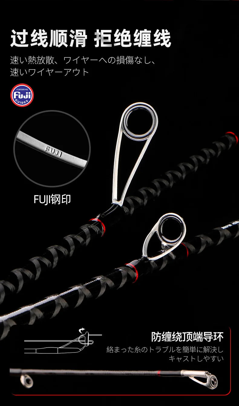 MASCOTTE RED SCORPION Lure Fishing Rod 2.13m 2.4m Spinning Casting Rod Full FUJI Parts Japan Quality ML Action High Carbon Rods