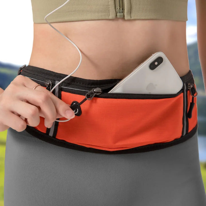 Professional Running Waist Bag Sports Belt Pouch Mobile Phone Case Men Women Hidden Pouch Gym SportsBags Running Belt Waist Pack