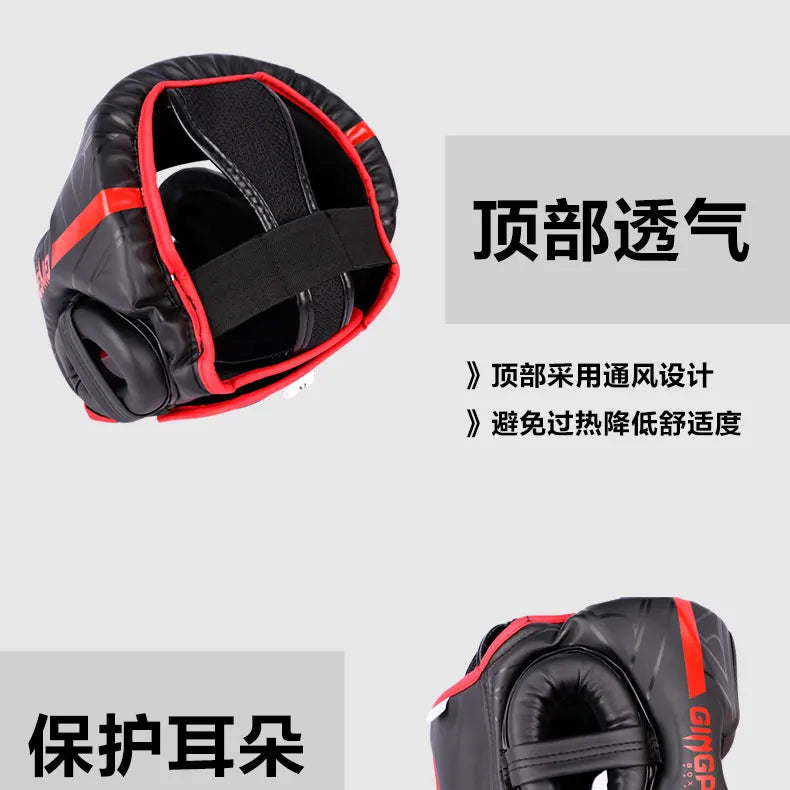 Kick Boxing Helmet Karate Muay Thai Guantes De Boxeo Free Fight Headgear MMA Head Guard Sanda Training Adults Kids Equipment