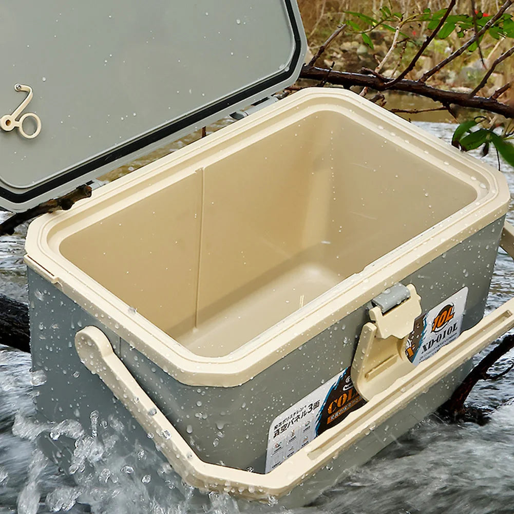 Fishing Bucket Camping Cooler Box 10L Live Fish Bait Bucket Car Ice Bucket Fish Protection Bucket Fishing Accessories