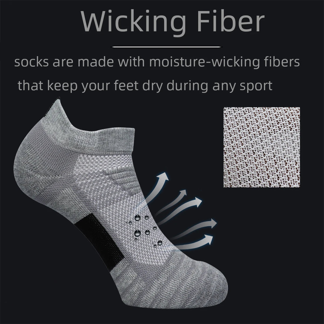 1/3 Pair Men's Cycling Sport Socks Basketball Running Compression Ankle Sock Black White Anti-slip Bicycle Mtb Cycling Sock