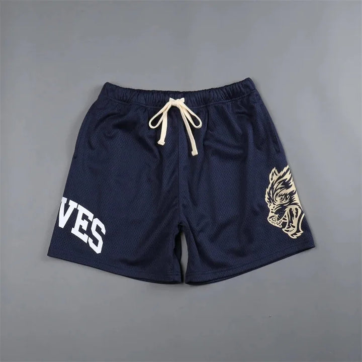 2024 Sports Trendy Men's Pants Summer Men's Sports Fitness Casual Shorts Mesh Breathable Shorts Running Beach Pants