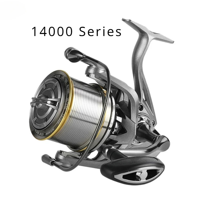 17+1BB 8000-14000 Series Aluminum Alloy Spool Fishing Reel 4.8:1 Durable Long Shot reel baitcasting reels reel fishing