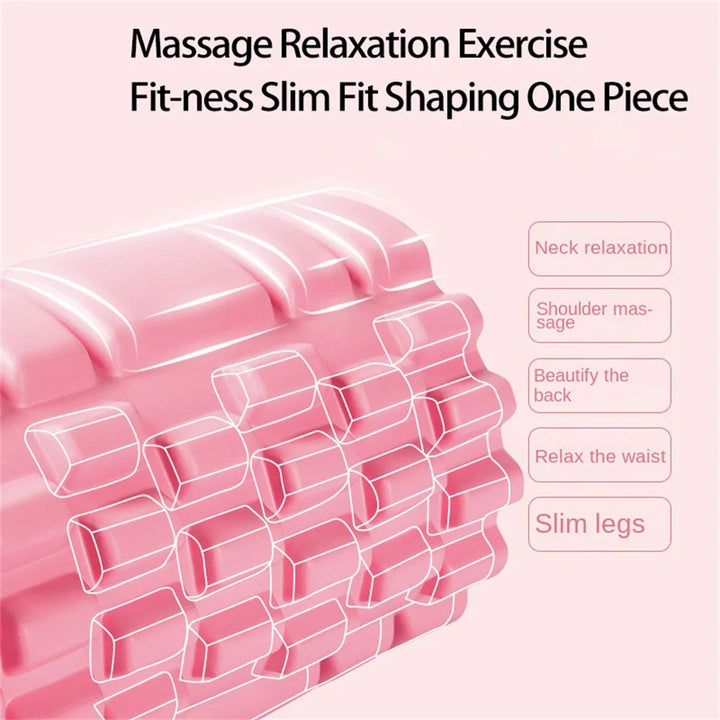 25.5cm Yoga Column Gym Fitness Pilates Foam Roller Exercise Back Massage Roller Yoga Brick Home Fitness Equipment