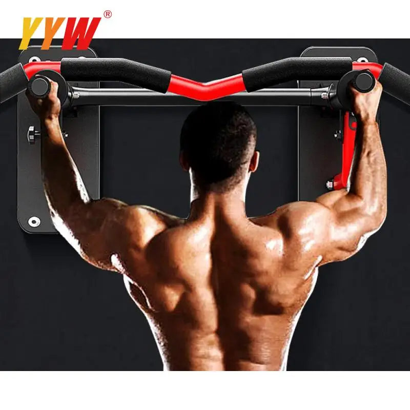 Wall-mounted Horizontal Bar Multifunctional Pull-up Training Rod Wall Hanging Sandbag Rack Home Gym Fitness Workout Equipment