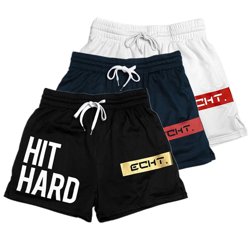 2024 NWE Summer men shorts printing sports shorts fitness exercise beach shorts breathable mesh shorts jogger men's brand shorts