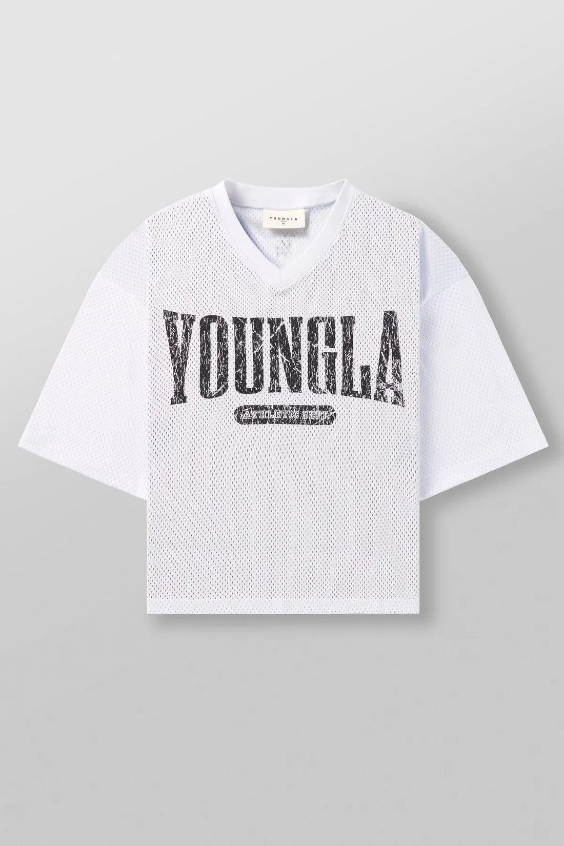 Young American tide brand oversized 2024 T-shirt men's exercise and fitness quick-drying breathable large printed short-sleeved