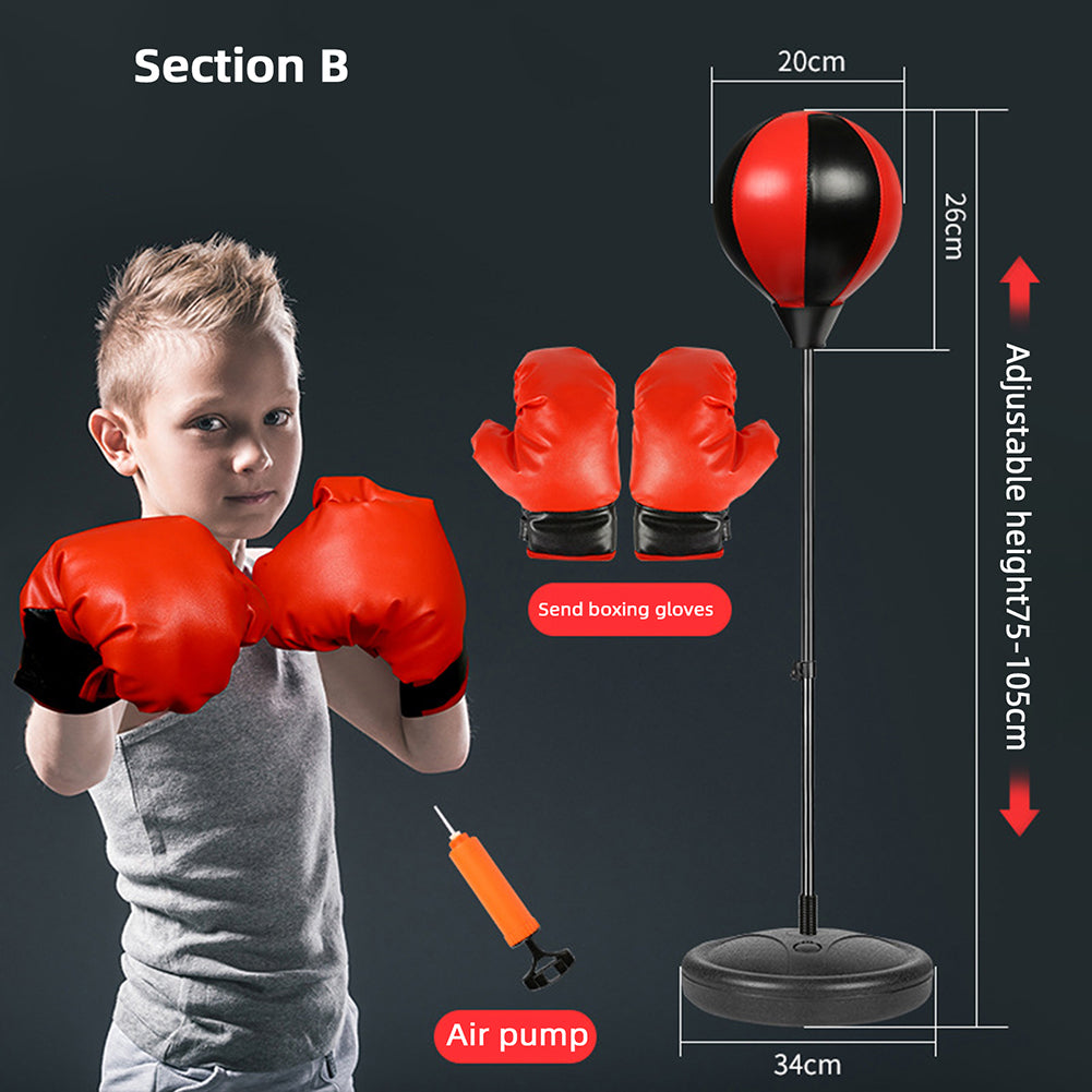 Children's Boxing Bag With Spring Multifunctional Boxing Tool Sport Musculation Training Home Gym Toys For Kickboxing Kids