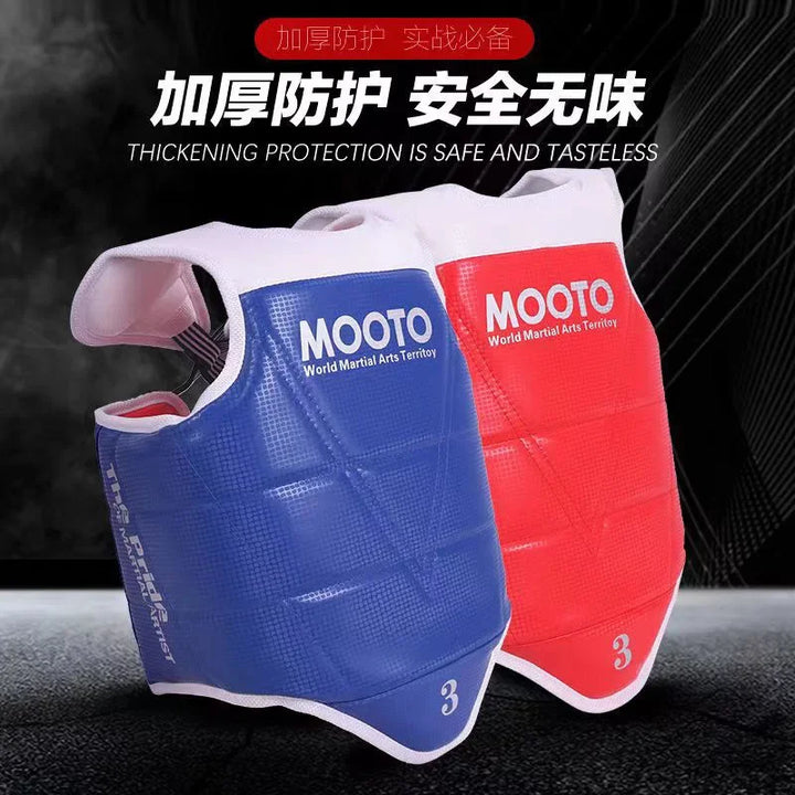 Chest Protector Taekwondo Protective Equipment Combination Boxing Competition Taekwondo Protective Breast Protection Profession