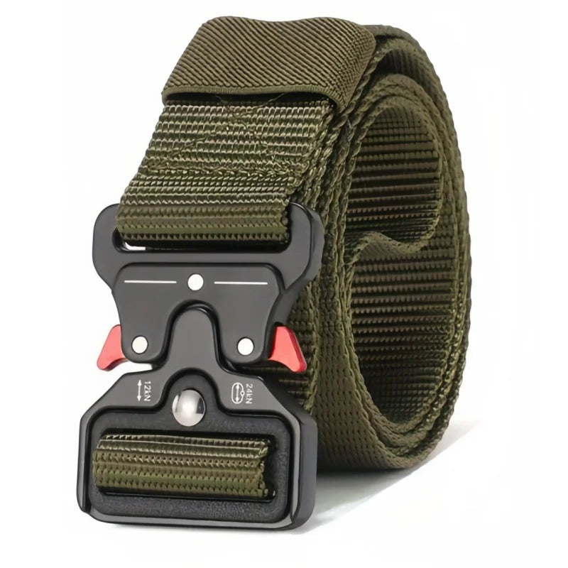 Men Belt Outdoor Hunting Outdoor Work Training Belt Woven Belt Canvas Multi Function Belt Denim Belt