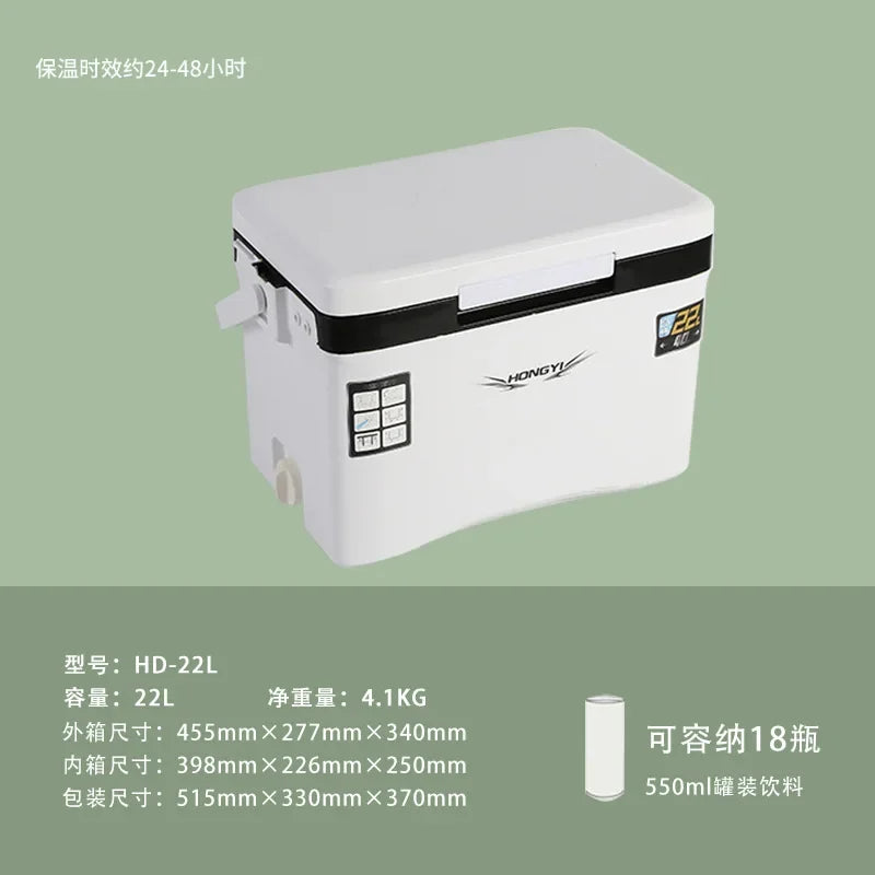 10L 18L 28L 32L 36L 70L 85L Sea Fishing Solar Fishing Ice Box With Wheel Shrimp Box Cooler Fishing Box Refrigerator Incubator