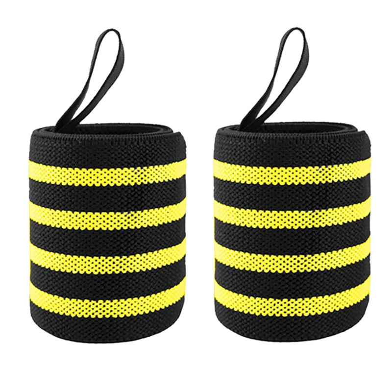 Wrist Support Wristband 1 Pair Brace Straps Extra Strength Working Out Weight Lifting Wrist Wraps Bandage Fitness Gym Training