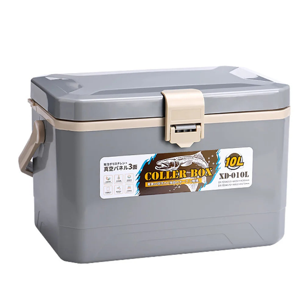 Live Fish Bait Bucket Camping Cooler Box 10L Fish Protection Bucket Car Ice Bucket Live Fish Box for Outdoor Fishing