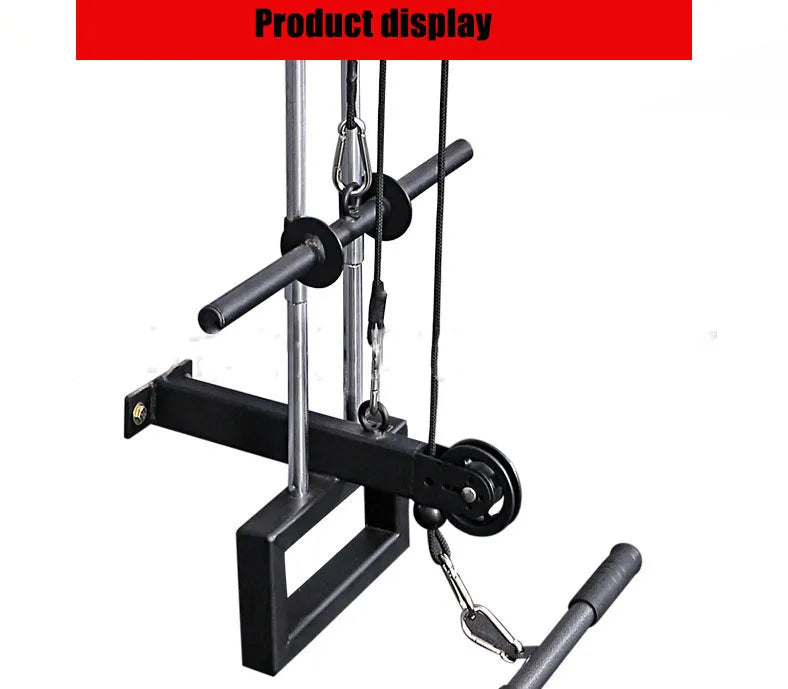 New Fitness DIY Pulley Cable Machine Attachment System Arm Biceps Triceps Hand Strength Trainning Home Gym Workout Equipmen Set