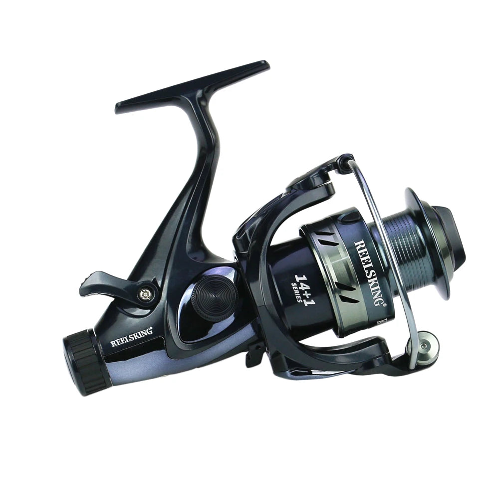 Max 8-25KG Drag 14+1 BB Carp Front Rear Double Brake Spinning Fishing Reel Metal Spool fishing tools fishing reel saltwater