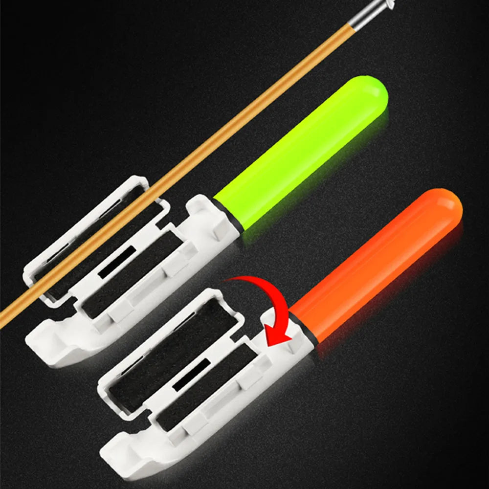 Electronic Fishing Light Stick With CR425 battery rechargeable kit Fishing Rod Bite Bait Alarm Night Fishing Bobber Pesca Tackle