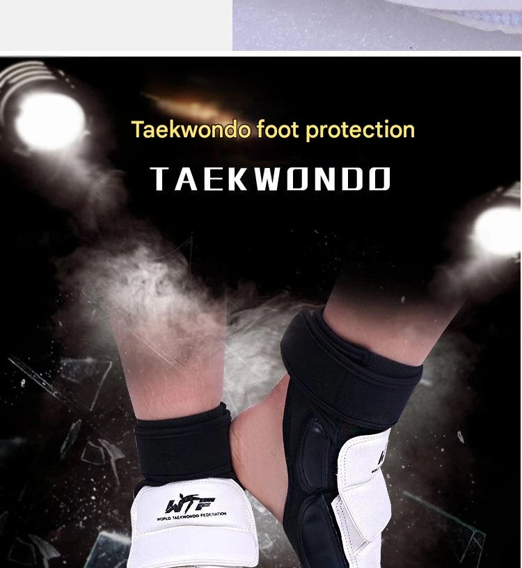 Taekwondo Gloves Foot Cover Children Taekwondo Hand Guard Foot Back Half Finger Sanda Karate Boxing Gloves Half Finger