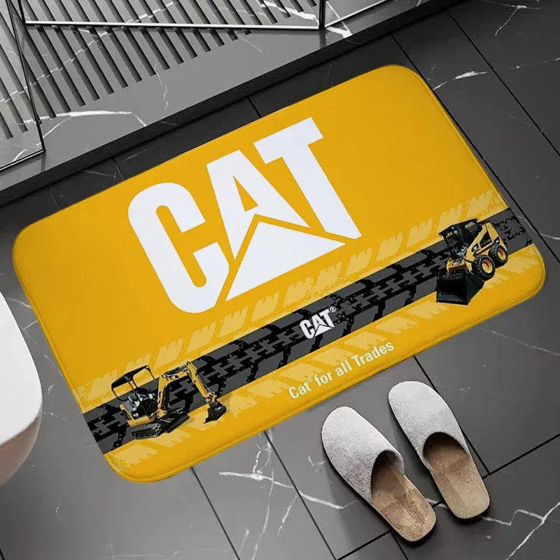 GAT Bath Mats Caterpillar Welcome Large Entrance Doormat Flannel Floor Door Mat Rug Linving Room Kitchen Long Corridor Carpet