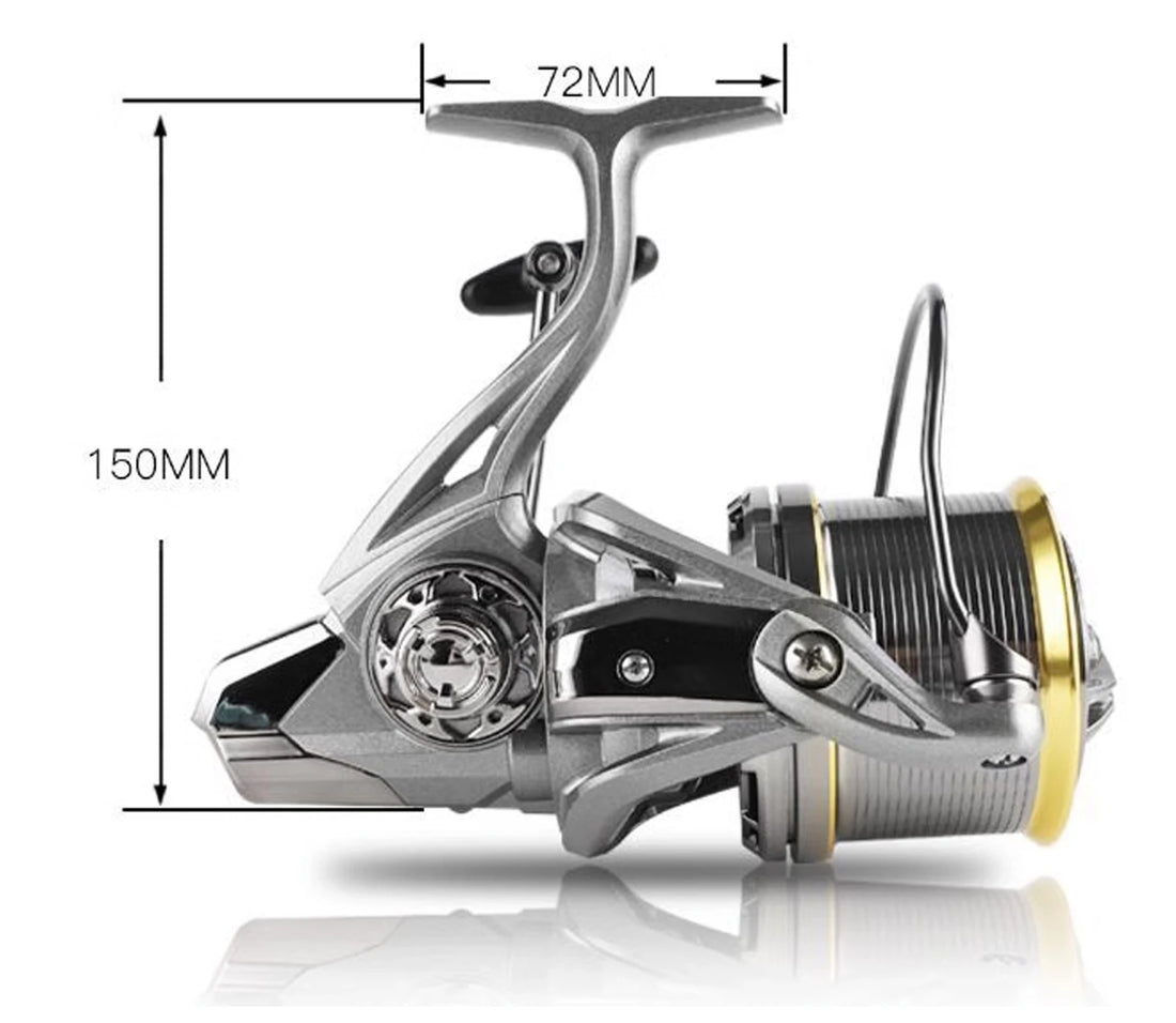 Big Spinning Fishing Reel, 8000 9000 10000 12000 14000 Reel Drag 20KG Powerful Reel, Saltwater Fresh Water Fishing