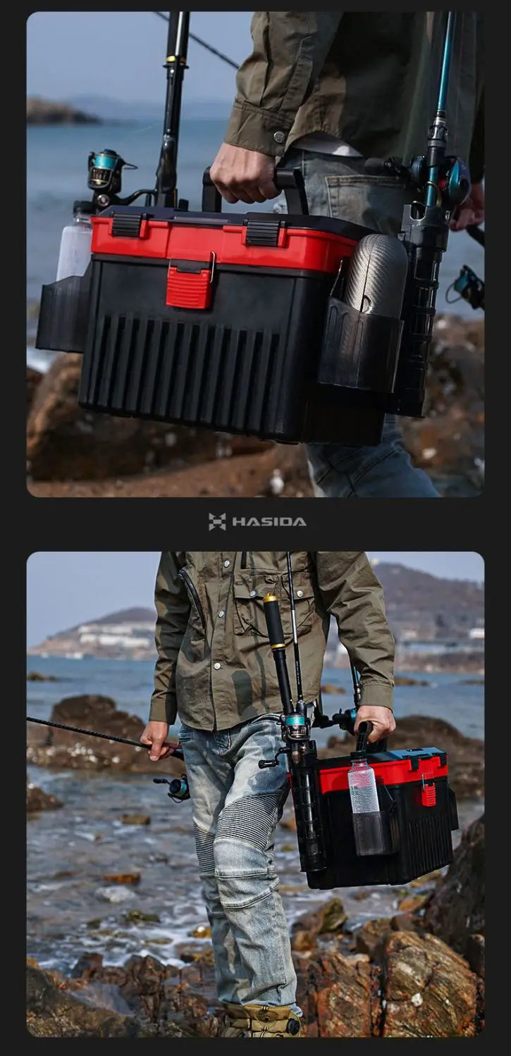 Multifuntion Fishing Ice Box Rod Box Folding Thickening Living Fish Bucket Camping Fishing Tackle Live Fish Tool Boxes 태클박스