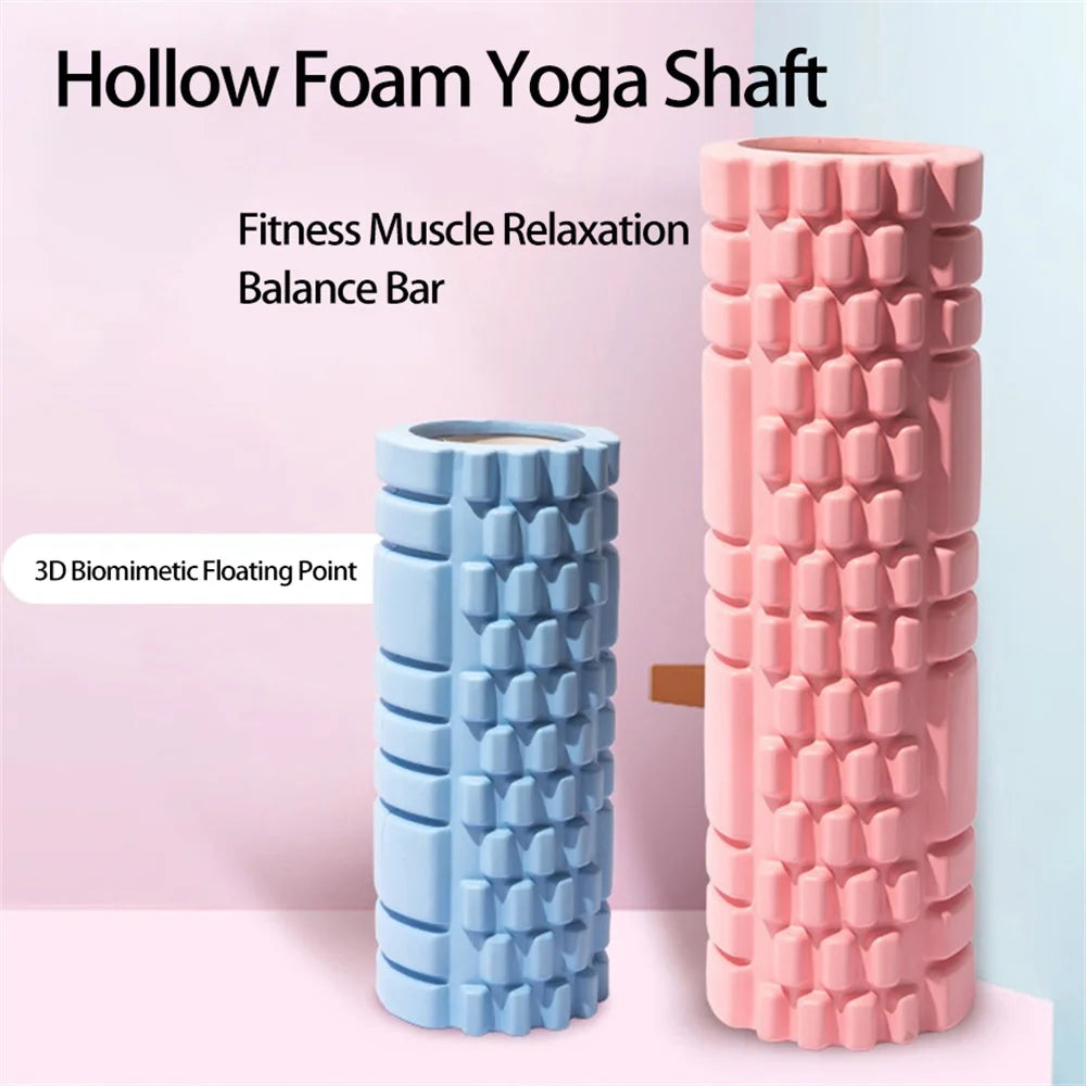 25.5cm Yoga Column Gym Fitness Pilates Foam Roller Exercise Back Massage Roller Yoga Brick Home Fitness Equipment