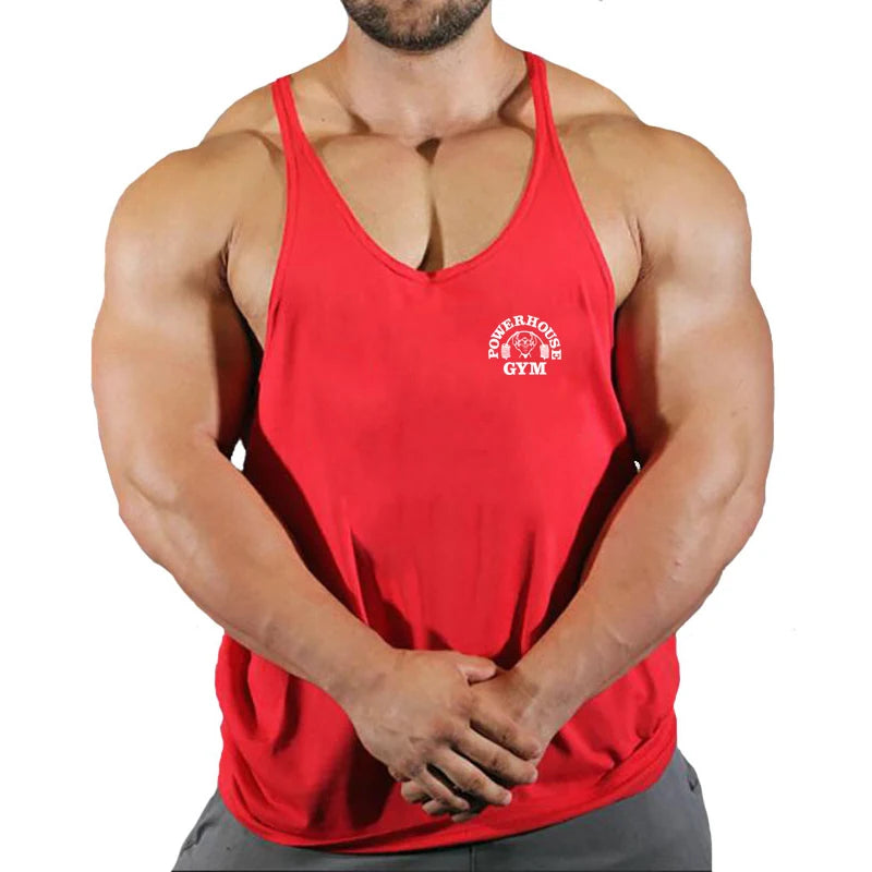 New Gym Tank Top Summer Brand Cotton Sleeveless Shirt Casual Fashion Fitness Stringer Tank Top Men bodybuilding Clothing M-XXL