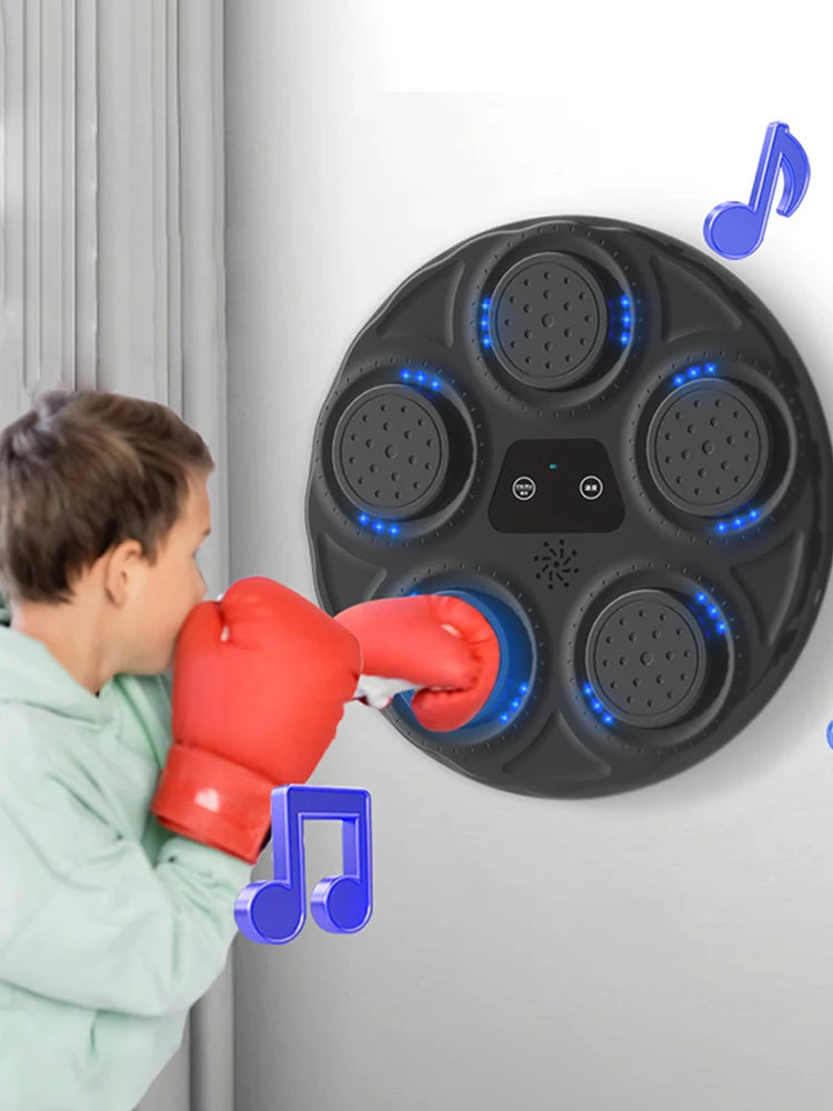 Children's Smart Music Boxing Machine, Fitness Trainer, Electronic Wall Target, Hanging Sanda Sandbag, Kid's Daily Training