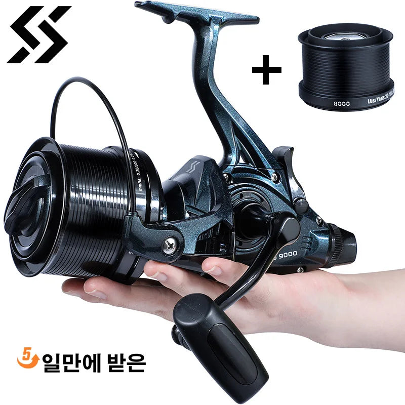 Sougayilang DYD9000-12000 Full Metal Spinning Fishing Reel 13+1BB 25KG Max Drag Power Reel for Saltwater Trolling Surf Fishing