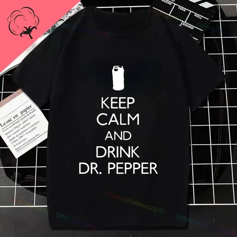 Half Human Half Dr Pepper- Diet Dr Pepper Women's Fashion TShirt Pure Cotton Pure Humor Style All Season Essential T-shirt