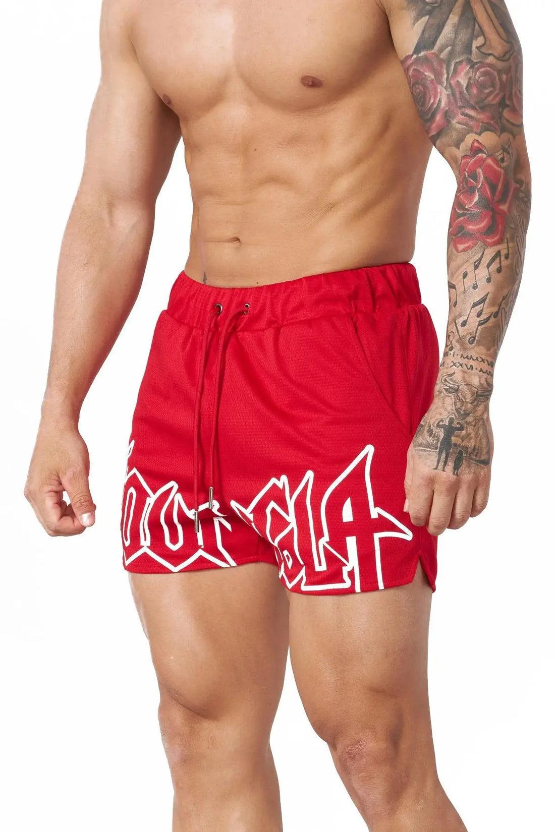 Summer new sports and fitness shorts with mesh, quick drying, breathable running, basketball training, casual shorts