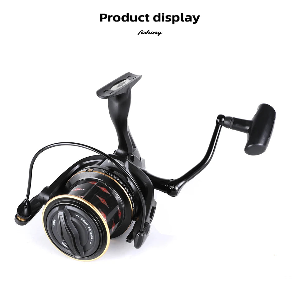 MIFINE ZORRO Spinning Fishing Carp Reel 8000-10000 Series Spool Coil Saltwater Reel 18KG Max Drag Professional Metal 6+1BB Wheel