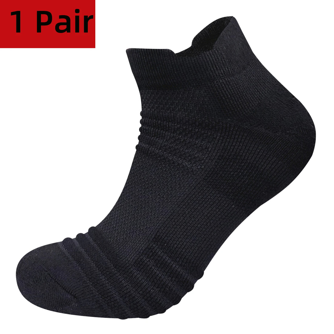 1/3 Pair Men's Cycling Sport Socks Basketball Running Compression Ankle Sock Black White Anti-slip Bicycle Mtb Cycling Sock